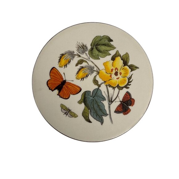 Portmeirion Botanical Garden Round Cork-Backed Coasters Set Of 6 - Picture 6 of 13